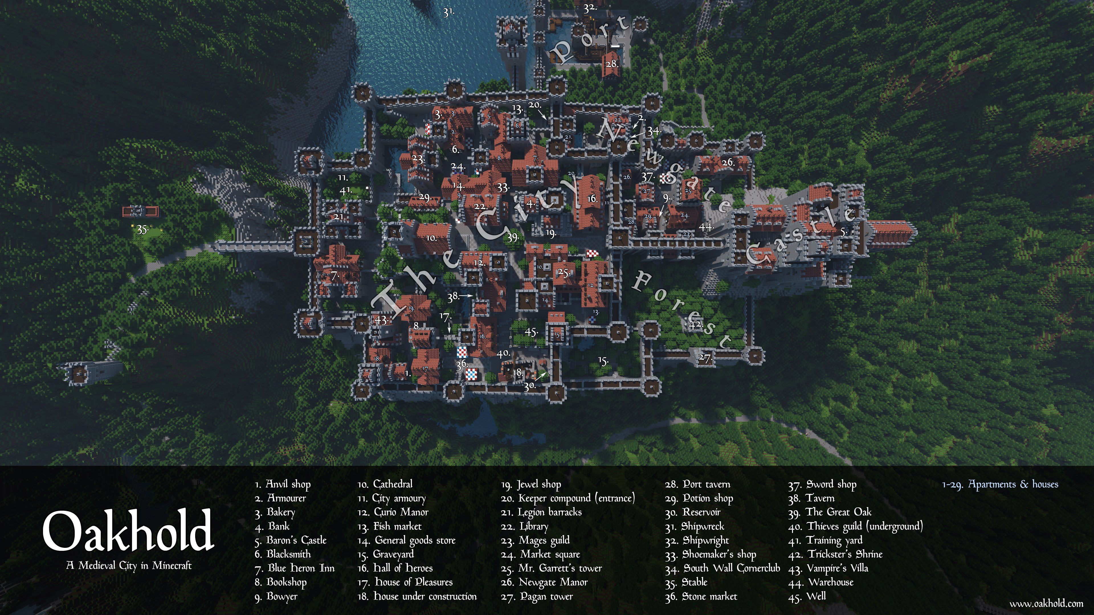 medieval village minecraft map 1.12.2